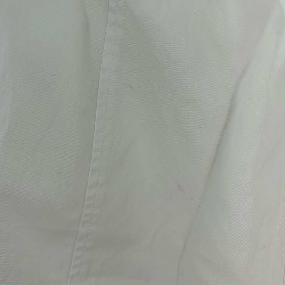 Kate Hill Petite Skort Women's 14P (Waist 32in) Ivory, Cotton Twill Front Snaps - Picture 8 of 12